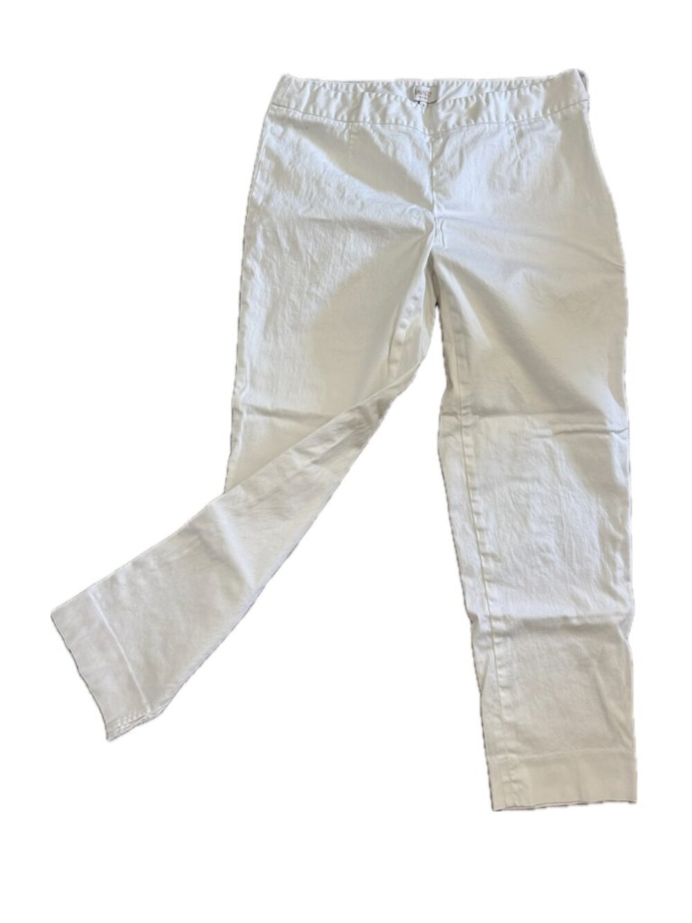 White ankle pants Laundry by Shelli Segal Sz 8